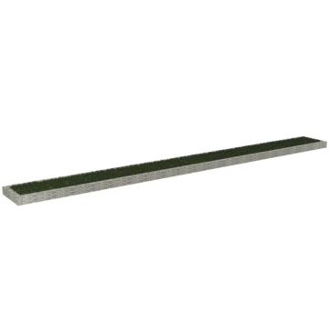 Gossi strat inaltat de gabion, 1000x100x20 cm, otel galvanizat