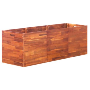 Gossi strat inaltat de gradina, 150 x 50 x 50 cm, lemn de acacia