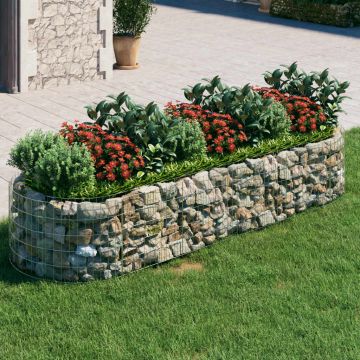 Gossi strat inaltat gabion, 300x100x50 cm, fier galvanizat