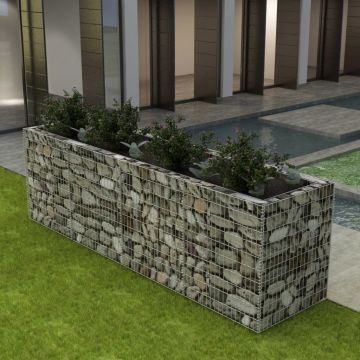 Gossi strat inaltat gabion, 360 x 90 x 100 cm, otel
