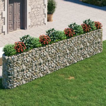 Gossi strat inaltat gabion, 470x50x100 cm, fier galvanizat