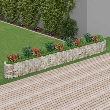 Gossi strat inaltat gabion, 540x50x50 cm, fier galvanizat
