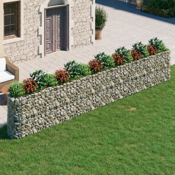 Gossi strat inaltat gabion, 610x50x100 cm, fier galvanizat