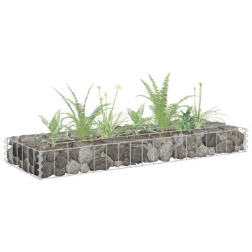 Gossi strat inaltat gabion, 90 x 30 x 10 cm, otel galvanizat