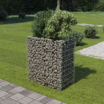 Gossi strat inaltat gabion, 90x50x100 cm, otel galvanizat