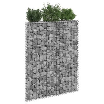 Gossi strat inaltat gabion trapez, 80x20x100 cm, otel galvanizat