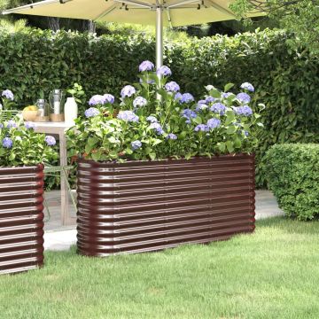 Gossi strat inaltat gradina 152x40x68 cm otel vopsit electrostatic