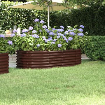 Gossi strat inaltat gradina 152x80x36 cm otel vopsit electrostatic