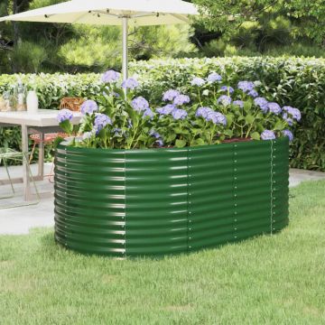 Gossi strat inaltat gradina 175x100x68 cm otel vopsit electrostatic