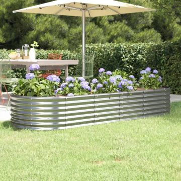 Gossi strat inaltat gradina 224x80x36 cm otel vopsit electrostatic