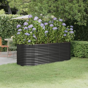 Gossi strat inaltat gradina 224x80x68 cm otel vopsit electrostatic
