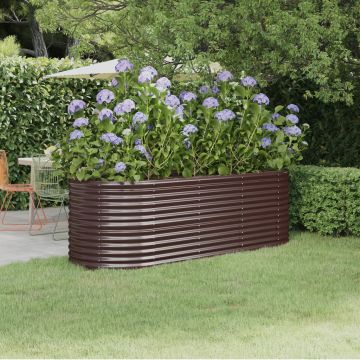 Gossi strat inaltat gradina 224x80x68 cm otel vopsit electrostatic