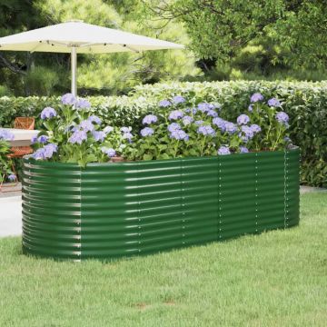 Gossi strat inaltat gradina 249x100x68 cm otel vopsit electrostatic