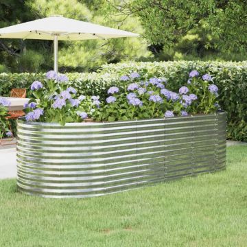 Gossi strat inaltat gradina 249x100x68 cm otel vopsit electrostatic