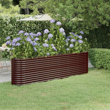 Gossi strat inaltat gradina 260x40x68 cm otel vopsit electrostatic
