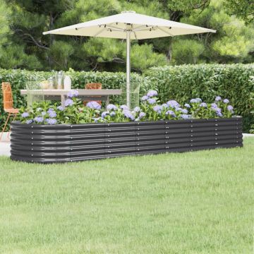 Gossi strat inaltat gradina 296x80x36 cm otel vopsit electrostatic