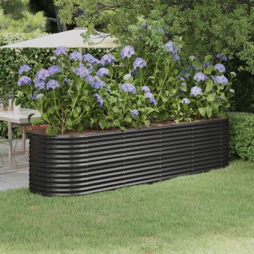 Gossi strat inaltat gradina 296x80x68 cm otel vopsit electrostatic