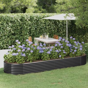 Gossi strat inaltat gradina 322x100x36 cm otel vopsit electrostatic