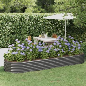 Gossi strat inaltat gradina 322x100x36 cm otel vopsit electrostatic