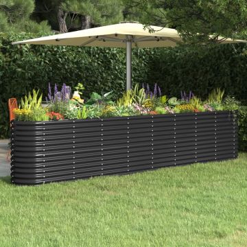 Gossi strat inaltat gradina 332x40x68 cm otel vopsit electrostatic