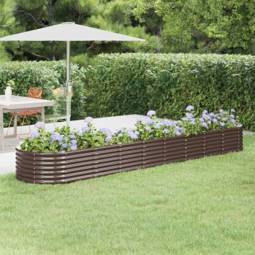 Gossi strat inaltat gradina 368x80x36 cm otel vopsit electrostatic