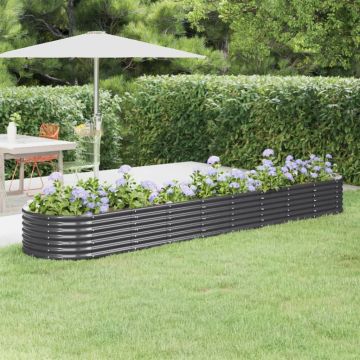 Gossi strat inaltat gradina 368x80x36 cm otel vopsit electrostatic