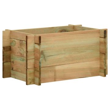 Gossi strat inaltat legume gradina, 40 cm, lemn de pin tratat