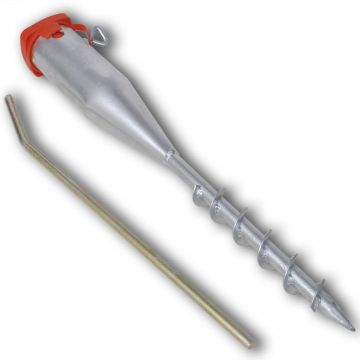 Gossi suport de umbrela, 55 cm, otel galvanizat