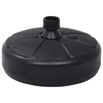Gossi suport de umbrela, negru, 15 l, umplere cu nisip/apa