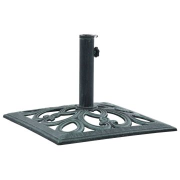Gossi suport de umbrela, verde, 12 kg, fonta, 49 cm