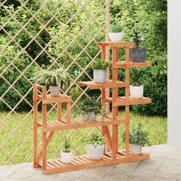 Gossi suport pentru flori, 110x25x111 cm, lemn masiv de brad