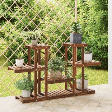 Gossi suport pentru flori, 110x25x73 cm, lemn masiv de brad