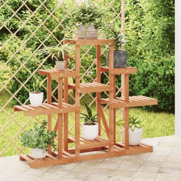 Gossi suport pentru flori, 110x25x96 cm, lemn masiv de brad