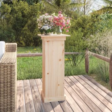 Gossi suport pentru flori, 40x40x90 cm, lemn masiv de pin