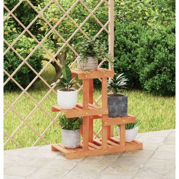 Gossi suport pentru flori, 58x25x51 cm, lemn masiv de brad