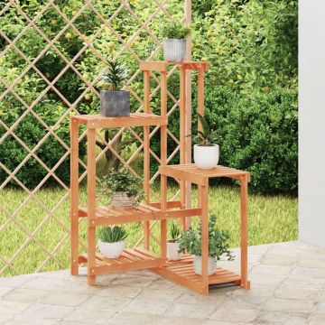 Gossi suport pentru flori, 62,5x61,5x101,5 cm, lemn masiv de brad