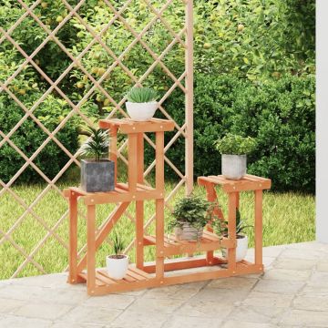 Gossi suport pentru flori, 90x25x73,5 cm, lemn masiv de brad