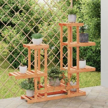 Gossi suport pentru flori, 95 x 25 x 96 cm, lemn masiv de brad