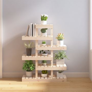 Gossi suport pentru plante, 85x25x109,5 cm, lemn masiv de pin