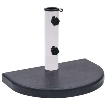 Gossi suport pentru umbrela, negru, 40x28x4 cm, granit