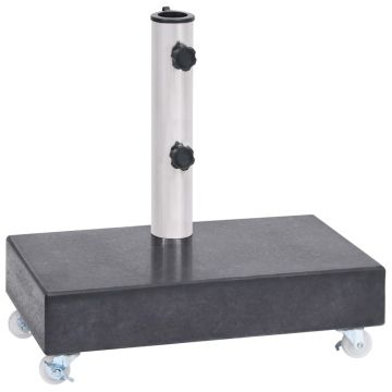 Gossi suport pentru umbrela, negru, 45x25x8 cm, granit