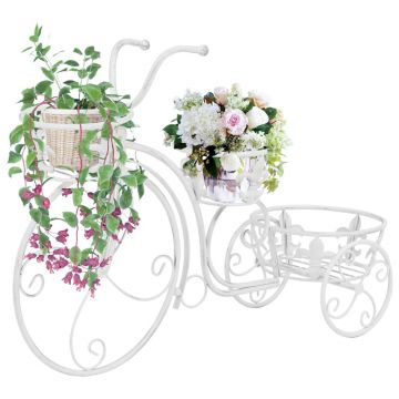 Gossi suport plante in forma de bicicleta, metal, in stil vintage