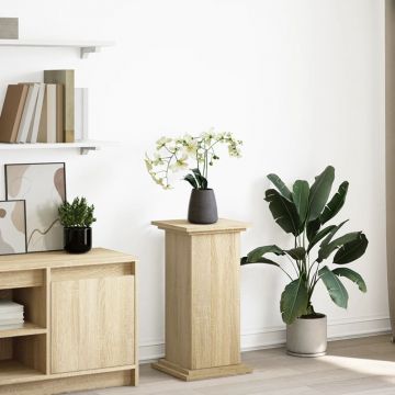 Gossi suport prezentare cu depozitare sonoma stejar 31x30x60 cm lemn