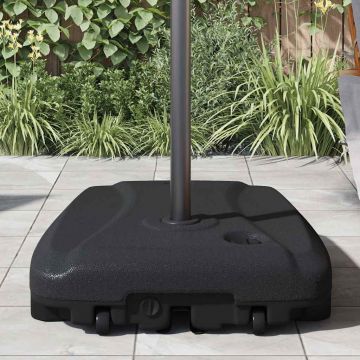 Gossi suport umbrela de exterior, negru