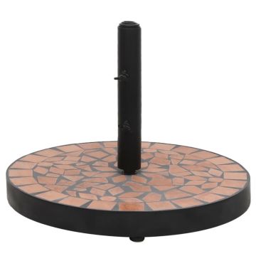 Gossi suport umbrela de soare, caramiziu, rotund, 12 kg