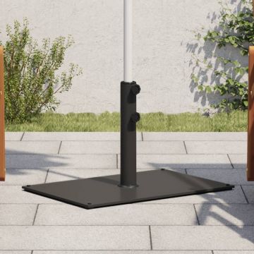 Gossi suport umbrela pentru stalpi Ø32/38/48 mm, 15 kg, dreptunghi