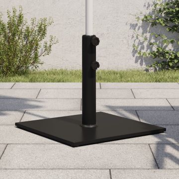 Gossi suport umbrela pentru stalpi Ø32/38/48 mm, 17 kg, patrat