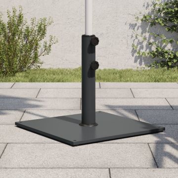 Gossi suport umbrela pentru stalpi Ø32/38/48 mm, 17 kg, patrat