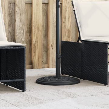 Gossi suport umbrela pentru stalpi Ø38 / 48 mm, 12 kg, rotund