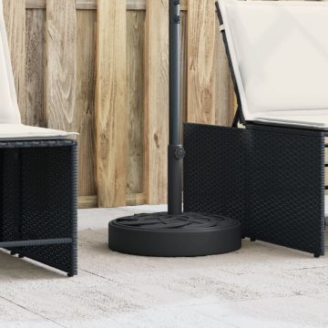 Gossi suport umbrela pentru stalpi Ø38 / 48 mm, 25 kg, rotund